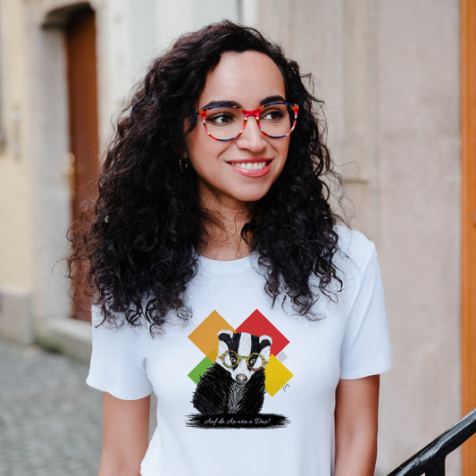 JvG T-Shirt Dachs "Auf da Ax wia a Dax!"