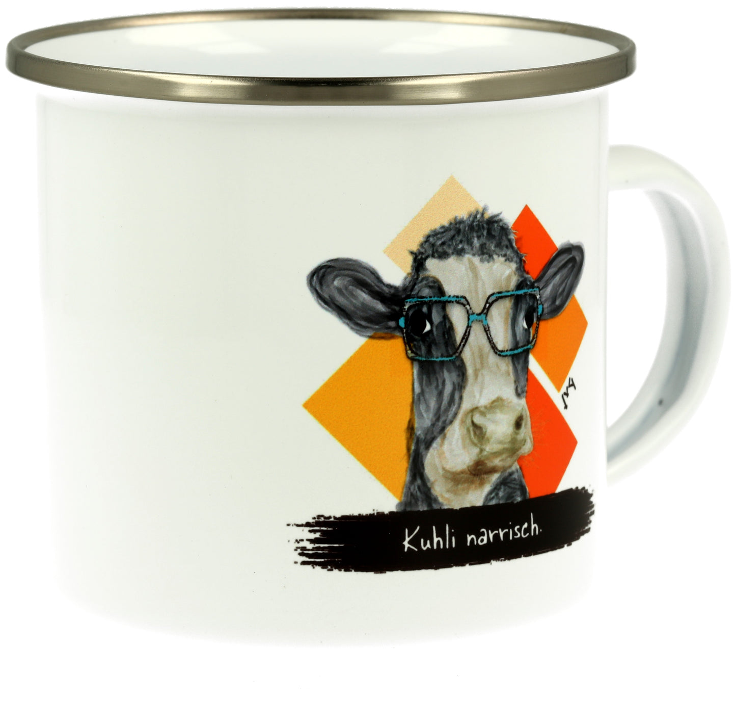 JvG Emaille-Tasse Kuh