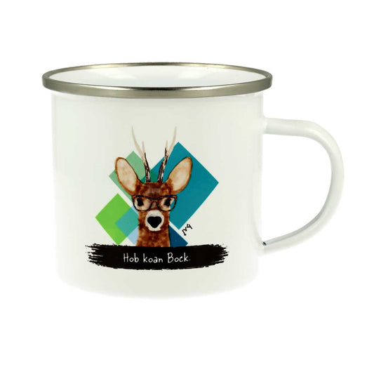 JvG Emaille-Tasse Reh
