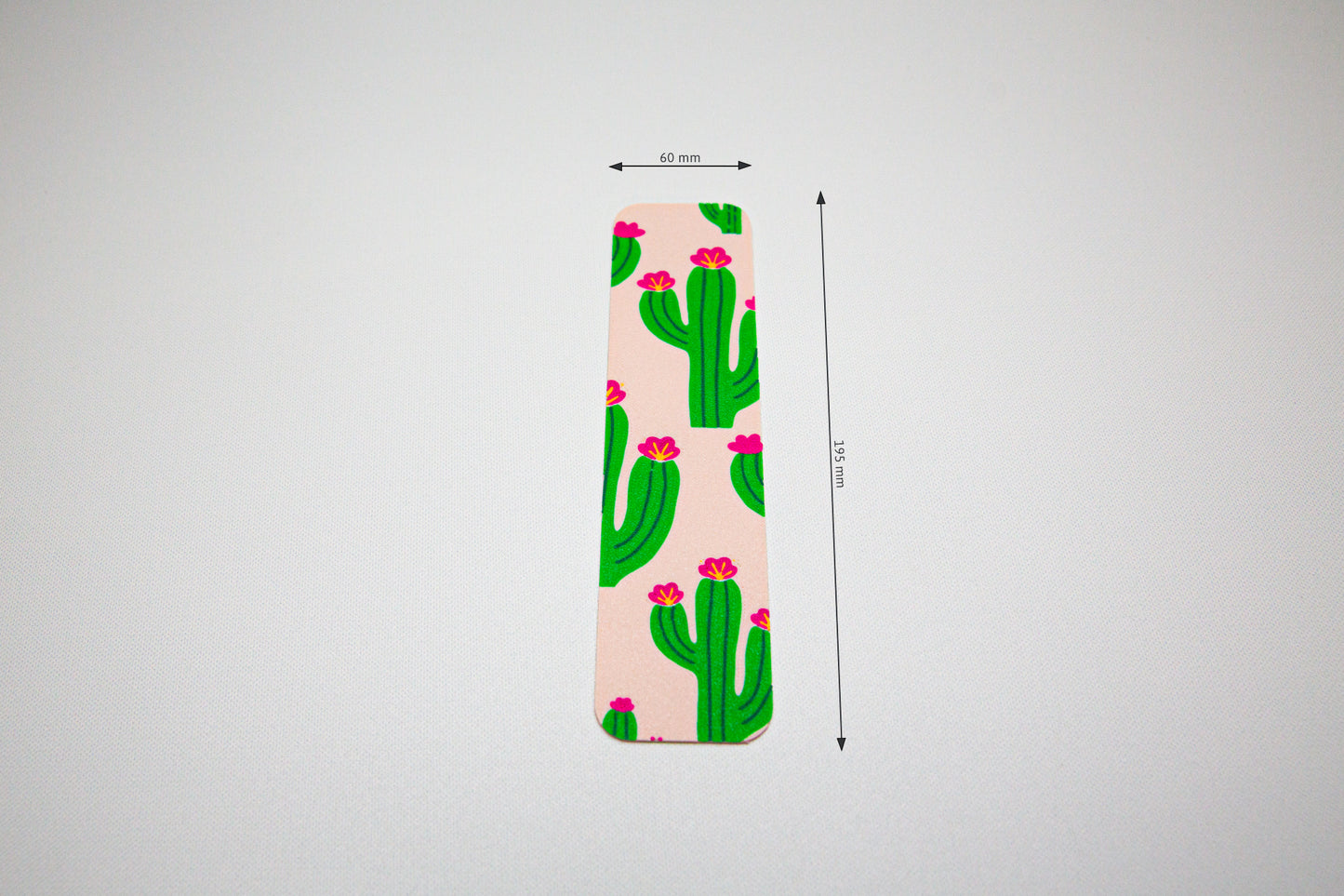 Lesezeichen "Blooming Cactus" -3D gedruckt