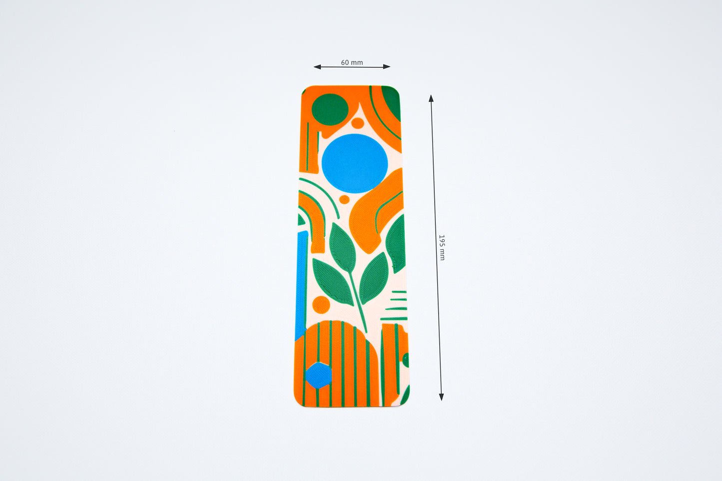 Lesezeichen "Geo Flora" -3D gedruckt