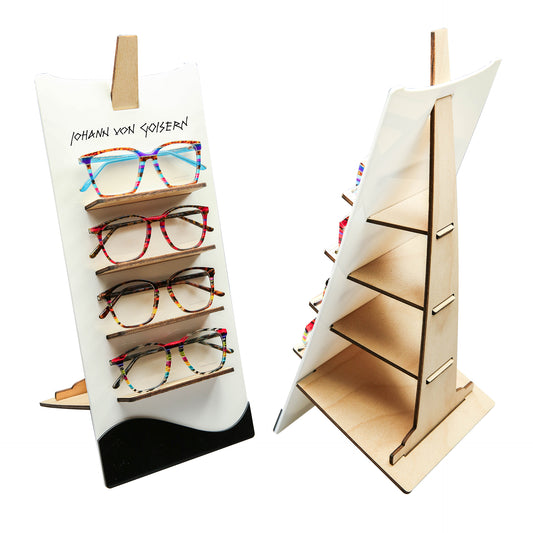 JvG Display mit Holzelementen CA-0136